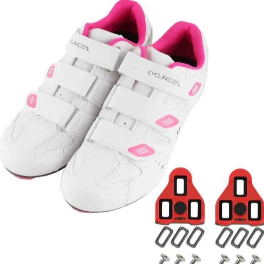 CyclingDeal Road Indoor Bike Women's Cycling Shoes with Look ARC Delta Peloton